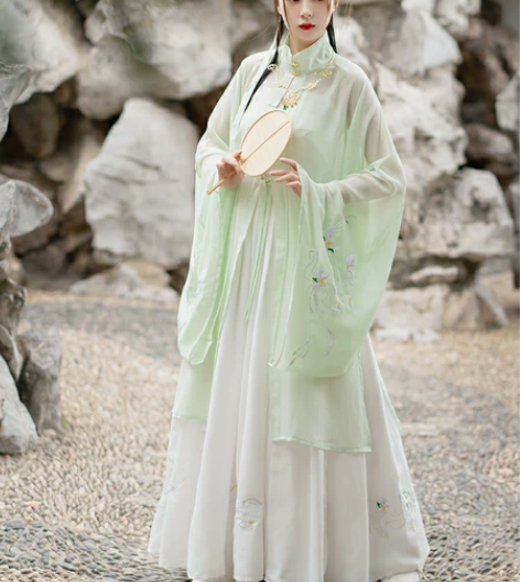 御篇【琼姝】汉服女原创汉服明制对襟立领长衫...
