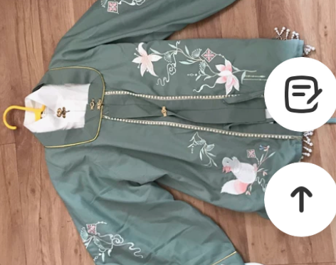 清梳原创松连枝汉服明制方领 因搬家低价出...