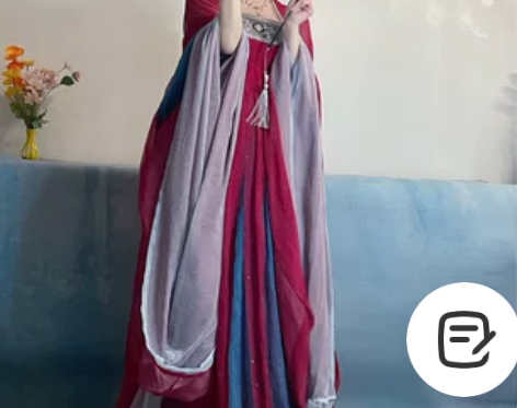 汉服五五年原创汉服妲己女诃子裙唐制大袖衫仙...