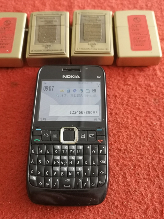 古董手机，怀旧经典，诺基亚E63，功能正常...