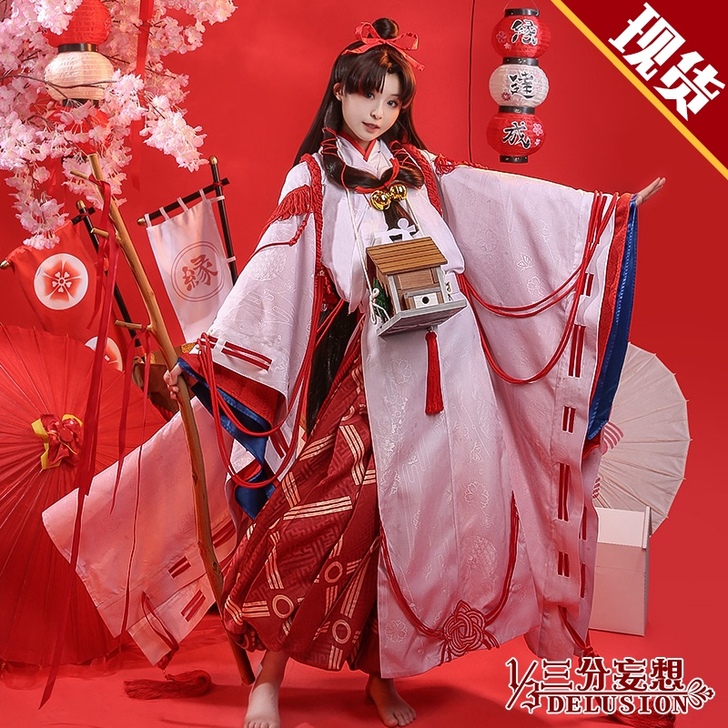 三分妄想阴阳师cos缘结神觉醒前日式和风c...