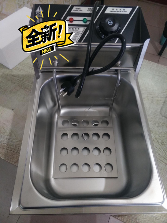 【半价清仓】全新油炸锅商用电炸炉家用电炸锅...