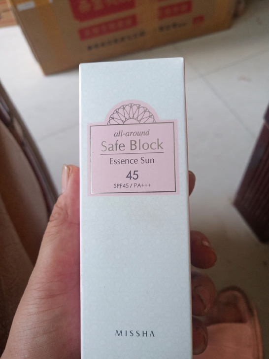 谜尚优护精华养肤防晒霜女面部防晒敏感肌防紫...