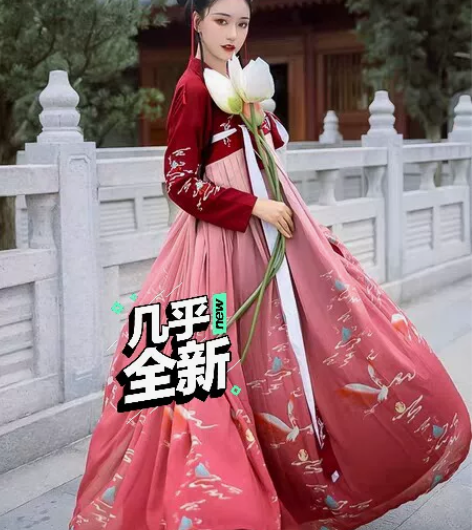 艺缕赤鸢传统汉服齐胸襦裙日常清新6米大摆正...