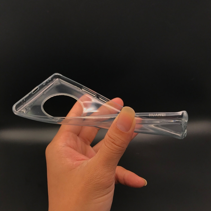华为mate40pro原装手机壳正品透明硅...