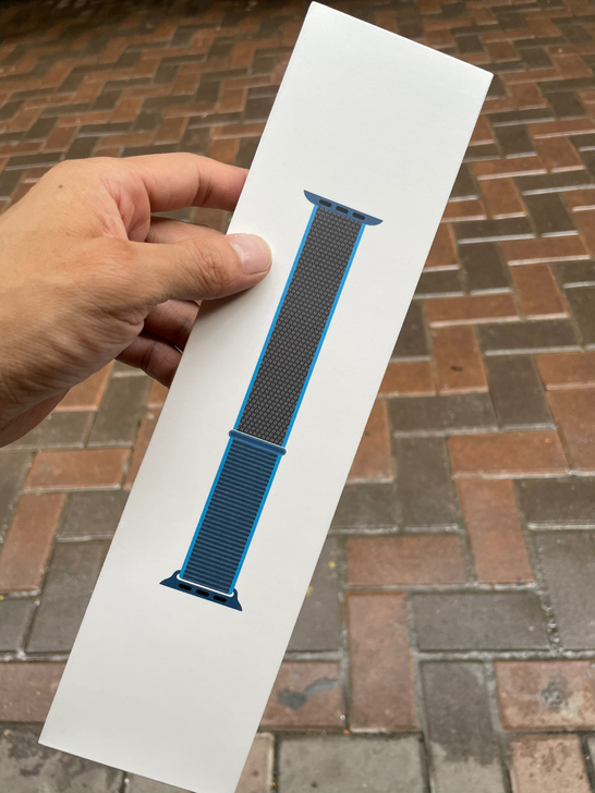 applewatch海浪蓝回环式运动表带