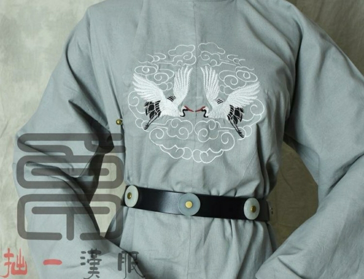 拙一汉服新款汉服闲云野鹤男装女装春秋刺绣唐...