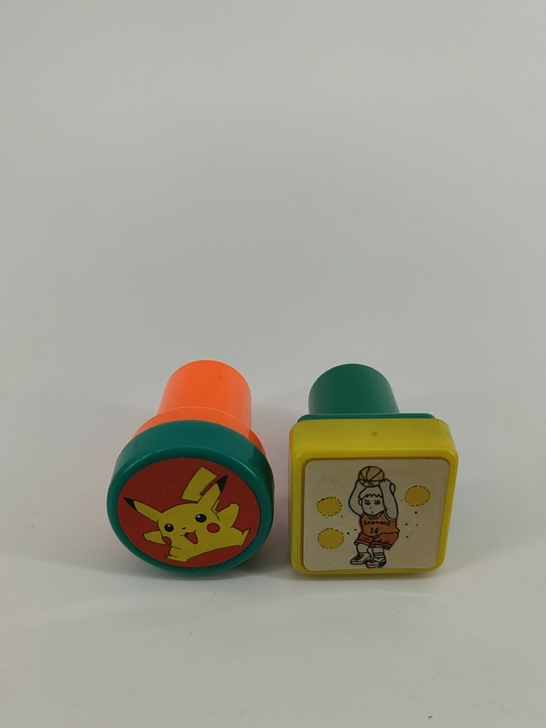 怀旧收藏，老玩具，童年印章，神奇宝贝皮卡丘...