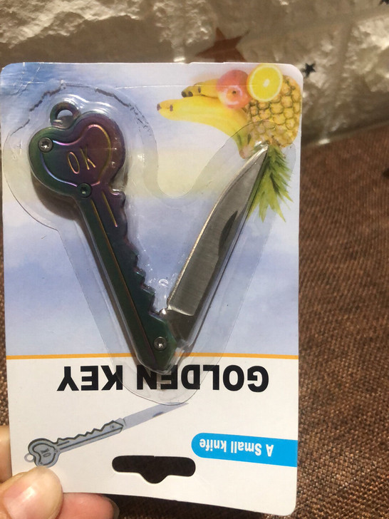 OK钥匙刀小刀小号迷你随身折叠刀便携锋利水...