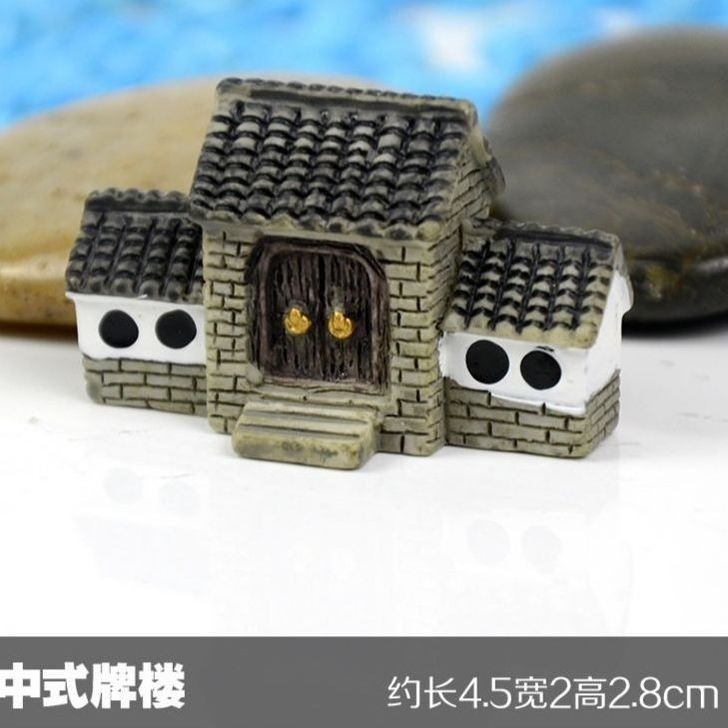 古风微景观江南小桥卧室客厅桌面艺术装饰摆件