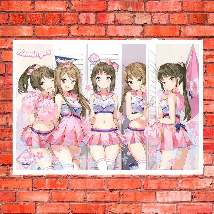 anmi宅男女神萝莉可爱女孩挂画墙画装饰画...