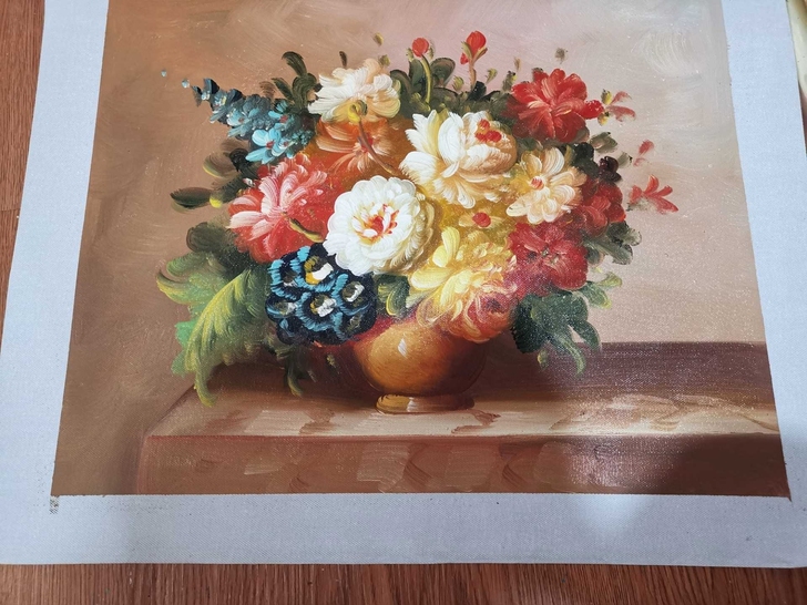 古典主义油画写生花卉 手绘作品 不是打印...