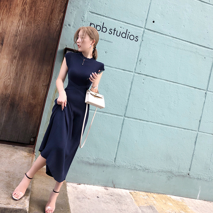 ByYou 2020春季新款法国小众连衣裙...