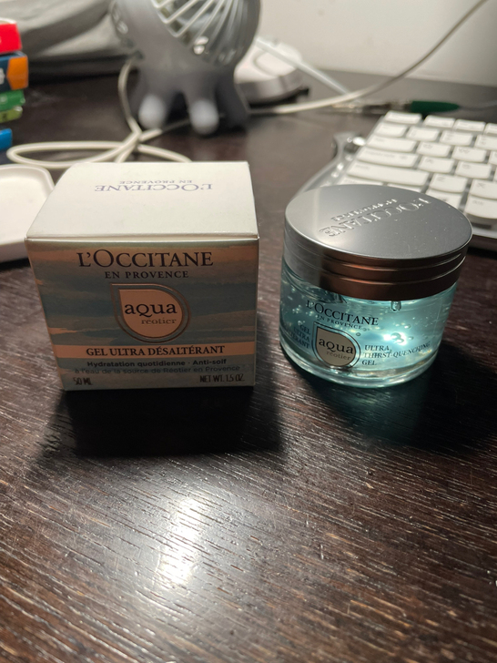 欧舒丹清泉水润气泡霜面霜乳液50ml