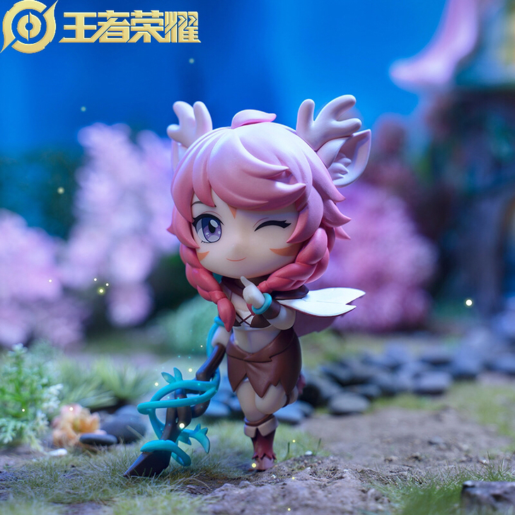 荣耀官方正版鹿灵守心瑶Q版手办游戏公仔模型...