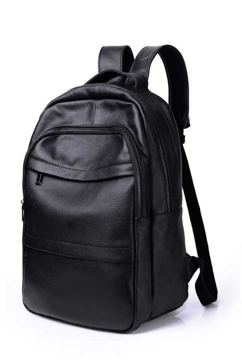 头层牛皮男士双肩包应粉丝要求，做了一款男士...