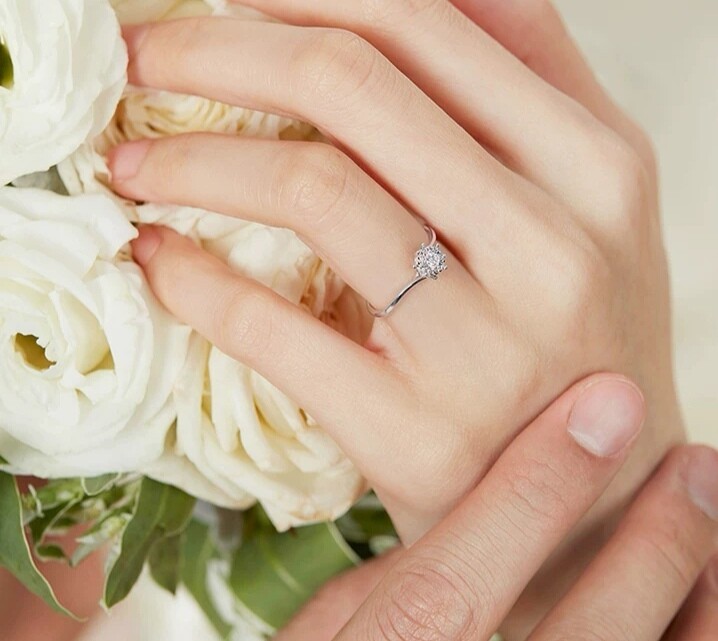 11分钻石钻石戒指正品，真钻石，独钻，主石...