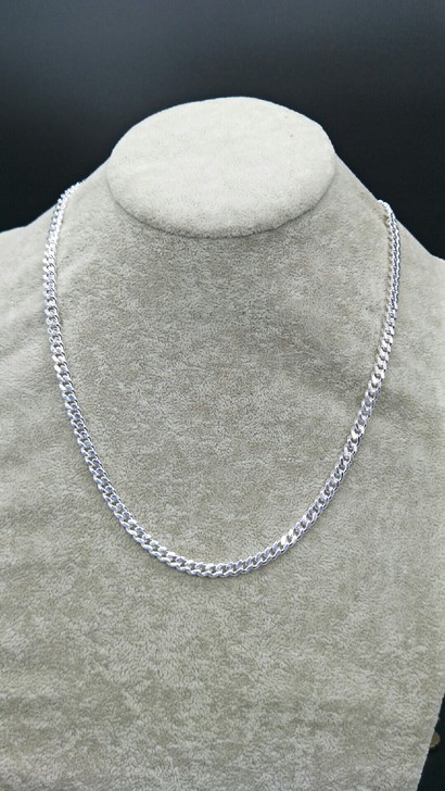 日本回流中古饰品，银色喜平项链，项链直径4...