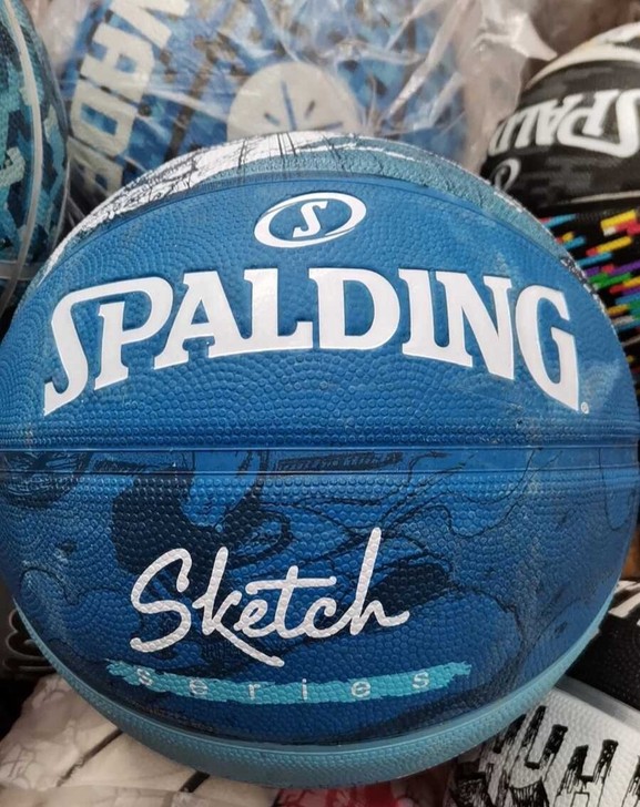 二手 正品 斯伯丁 耐磨 训练 高弹 七号...