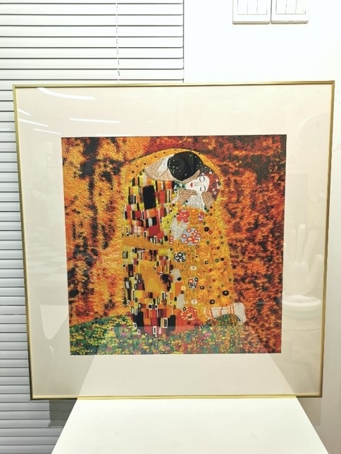 克林姆特刺绣画