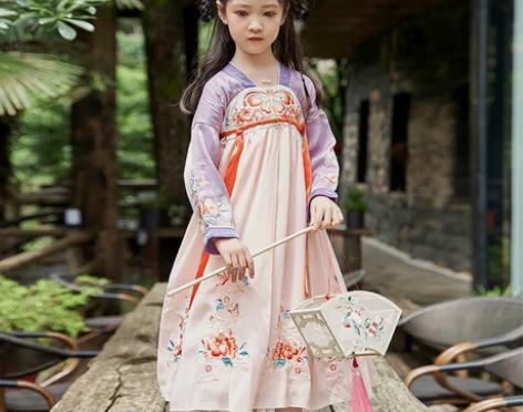 高端女童汉服2022新款春秋季超仙