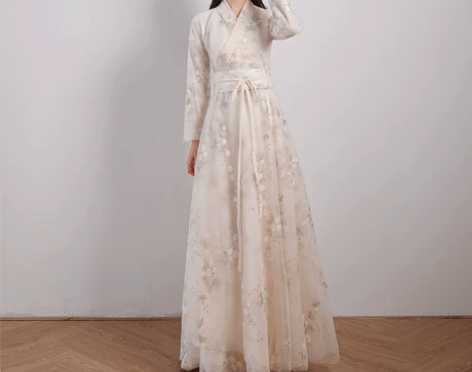 成人宋制汉服女古装超仙中国风飘逸襦裙日常古...