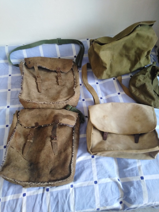 建国初期通讯员皮工具包，品相看图自定60一...