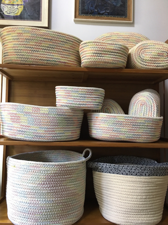 出口zara home品牌手工编织收纳筐套筐