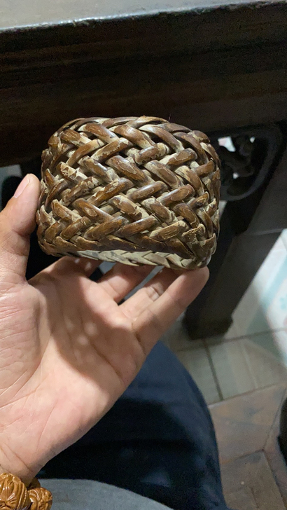 晚清民国老藤茶杯垫，茶壶盖垫，品相如图，不...