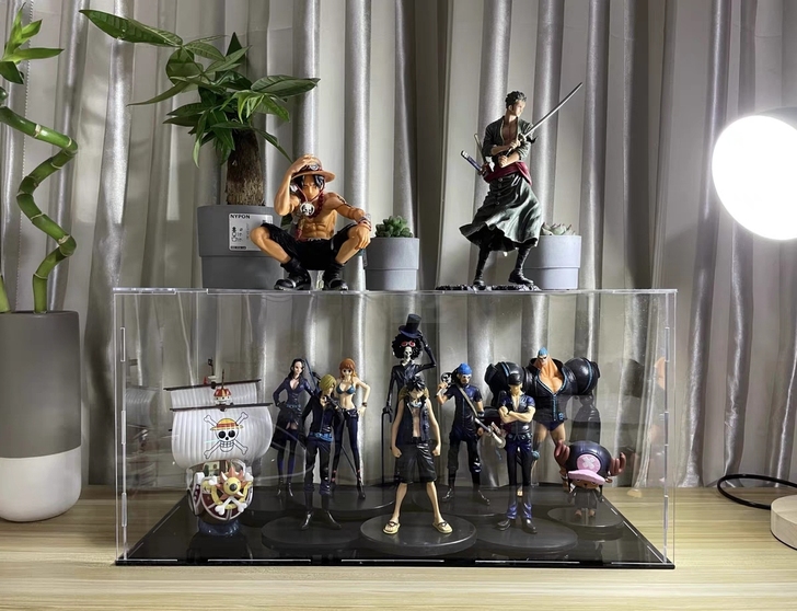 9款剧场版黑衣版海贼王手办摆件