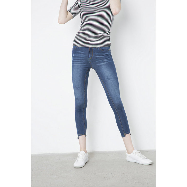 C＆A女式修身小脚牛仔裤 2016秋冬新款...