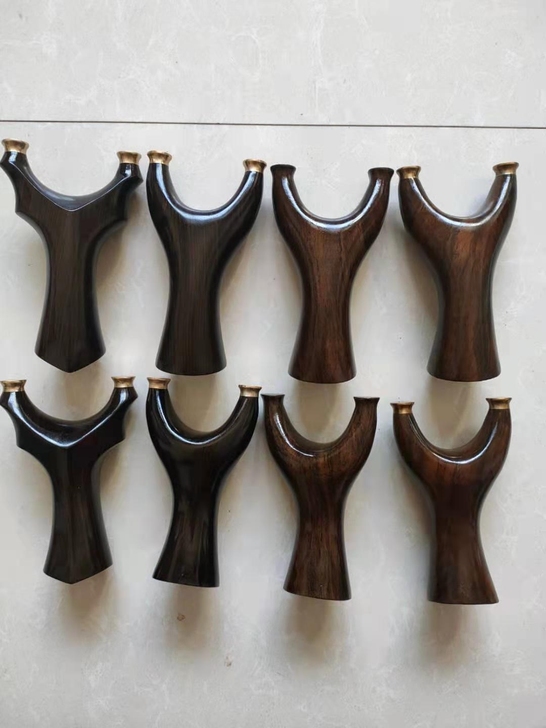 紫光檀弹弓 黑檀弹弓 弓门70撑头15