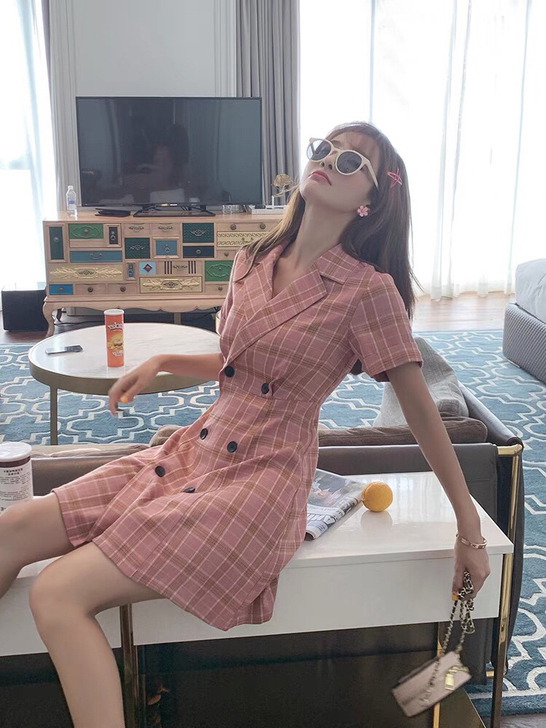 夏季法式桔梗裙 M码 买大了 挥泪转