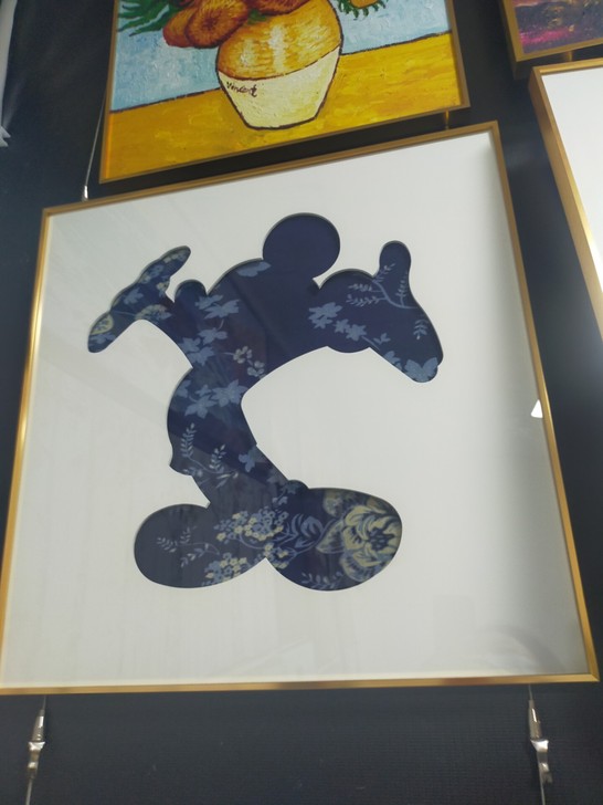 扎染雕刻画