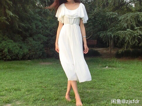 多款甜美复古印花度假风背心裙连衣裙