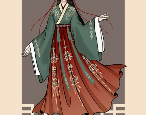 珍缕正品原创千禧情汉服女中国风齐腰白菜整套...