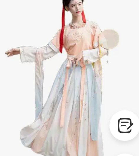 珍缕汉服千禧寻袒领三件套 收到不萌全新出s...