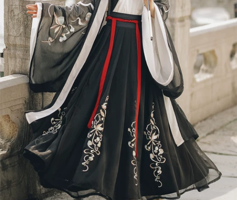 【汉服】云芳晴月殊仙交领齐腰襦裙魏晋 自己...