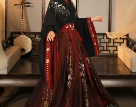 【暂不能发货】云芳晴绾星辰汉服女中国风交领...