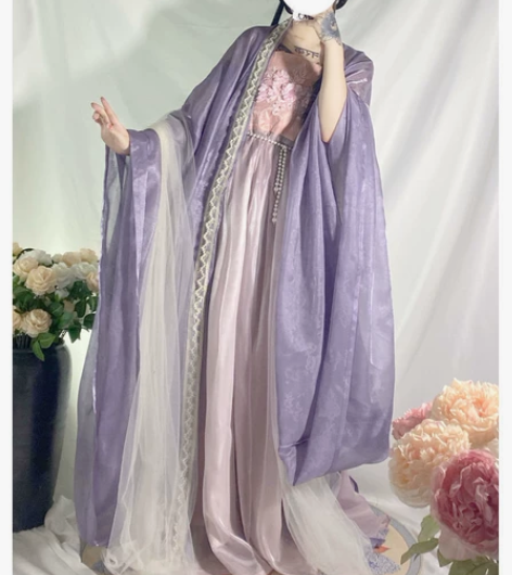 唐制诃子裙如梦 尺码是M码  全套出售，全...