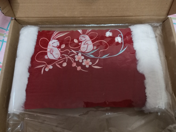 汉尚华莲汉服头饰缠花原创手捂手抄保暖刺绣加...