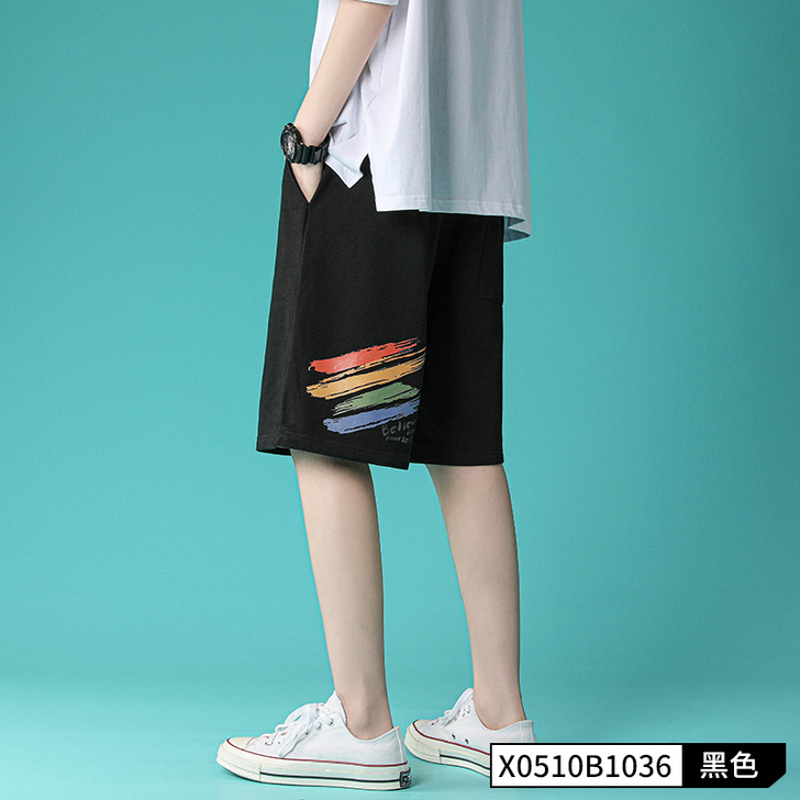 【狂欢价】短裤男夏季薄款外穿2021新款潮...