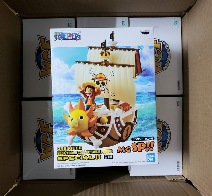 正版海贼王千阳号航海王WCF千阳号眼镜厂正...