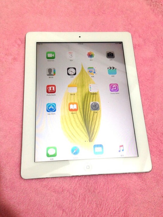 苹果iPad4平板电脑，个人闲置，九成新白...