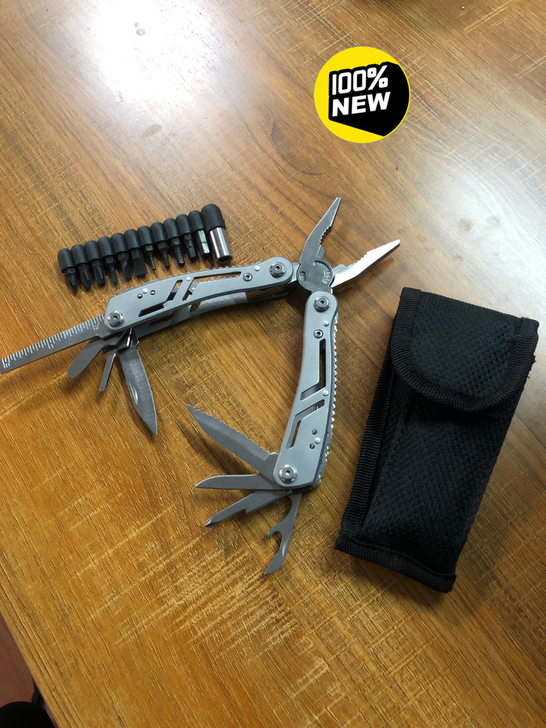 多功能工具钳板手木锯指甲锉组合万用工具刀钳...