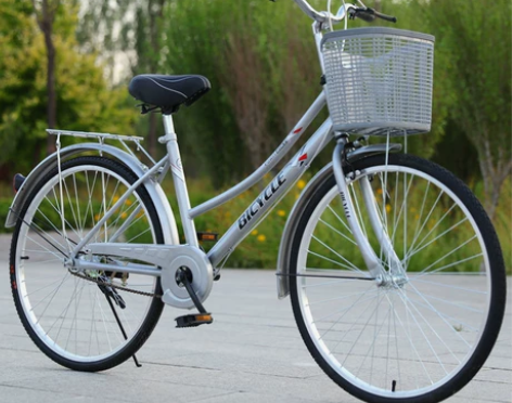 成人24寸26寸自行车男式女式学生轻便车通...