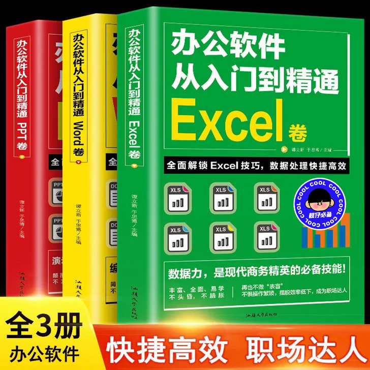 Word Excel PPT全3册电脑办公...