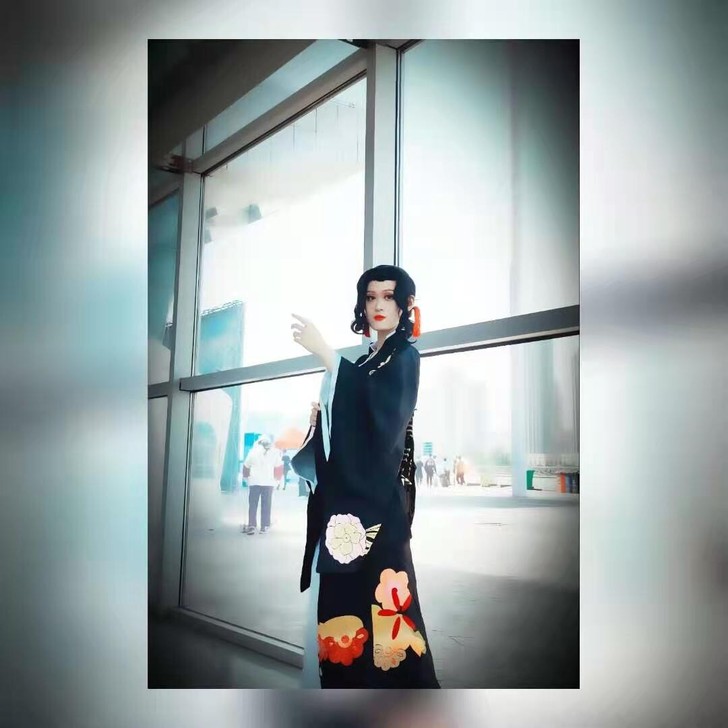 鬼灭之刃无惨女装cos大全套。码,适合身高...
