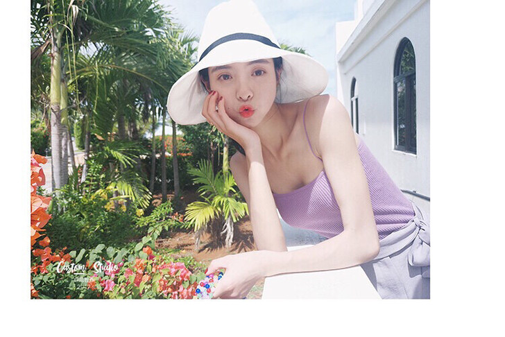 范智乔 新款内搭针织吊带修身露背细肩带性感...