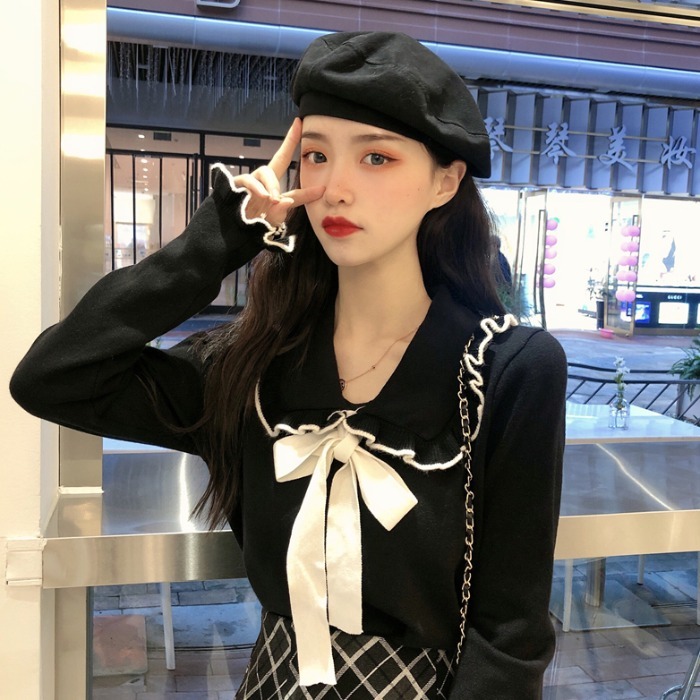 毛针织衫